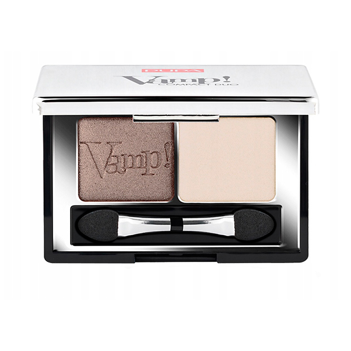 Компактні тіні для повік Pupa Vamp! Compact Eyeshadow Duo 006 Brown Vanilla, 2.2 г